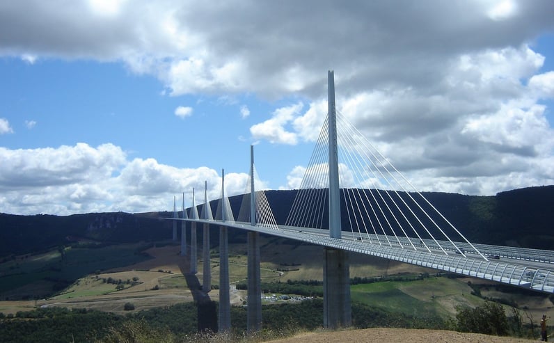 Millau suspension bridge