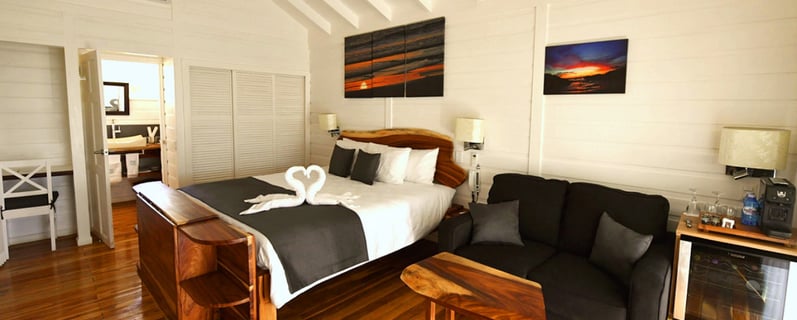 a bedroom with a couch and a couch