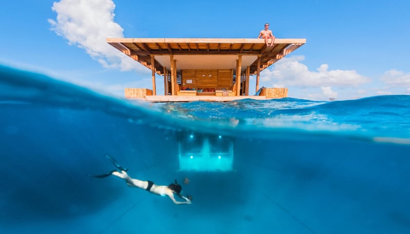 under the sea hotel room