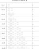 Free times table worksheet for children –4 multiplication practice sheet