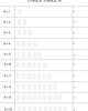 Free times table worksheet for children –8 multiplication practice sheet