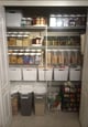 Organized pantry