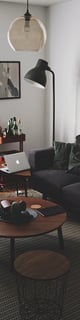 Bright living room with modern inventory