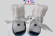 chaussons tricot laine bebe fait main