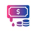 Green 'DEPRECIATION' text above black 'Fixed asset and depreciation tracking' label, with icon of co