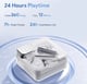 QCY-MeloBuds Neo Fones De Ouvido Sem Fio, Bluetooth 5.3, Display Digital LED Power