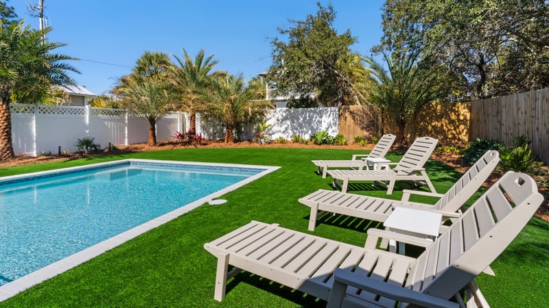 Palm tree installation and landscape project in Florida