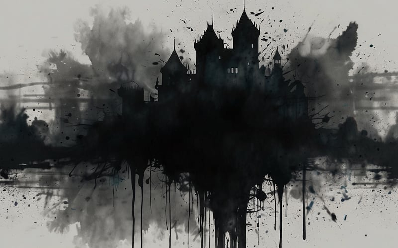 Dark art painting