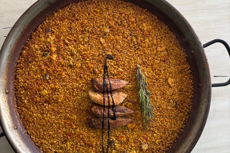 Arroz Pato con Setas de Temporada