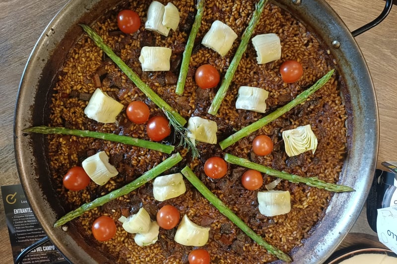 Fideuá de Verduras y Setas