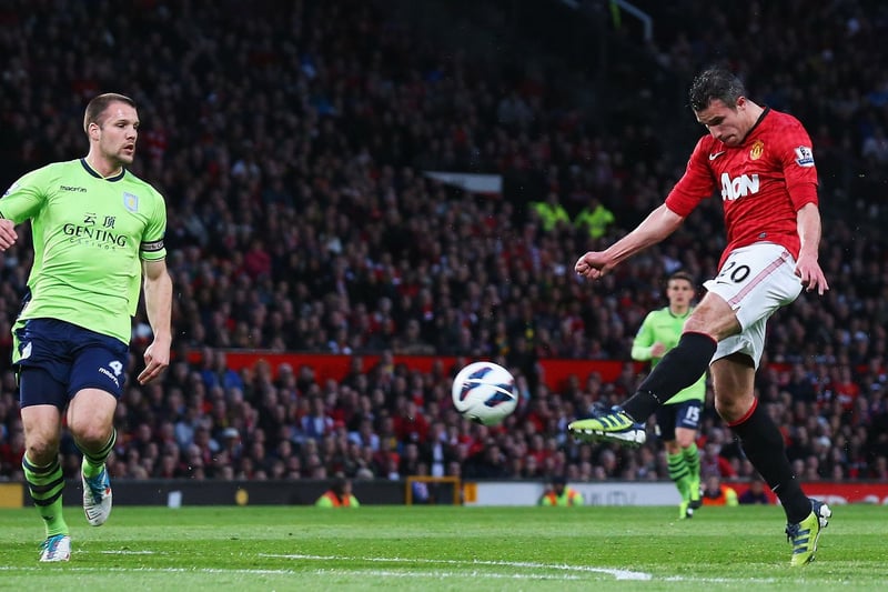 Moment 10: Van Persie’s Volley vs. Aston Villa – 2013