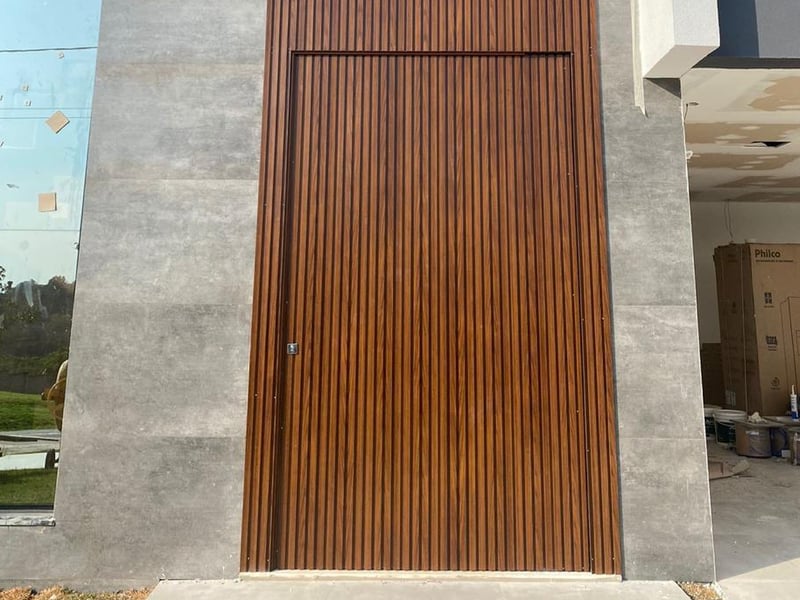 Porta de alumínio Box 91