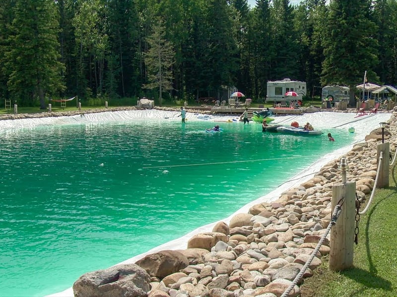 How to build a natural lake