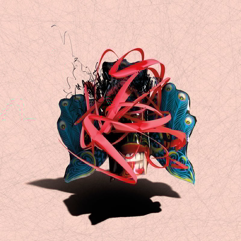 Artwork of “La foresta dentro”, the music album by Dario Baldo