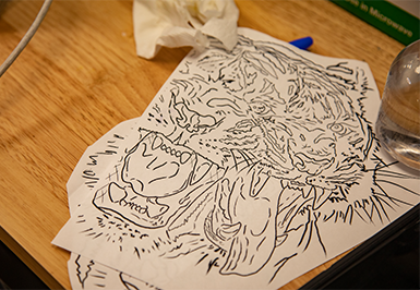 Tattoo design drawing
