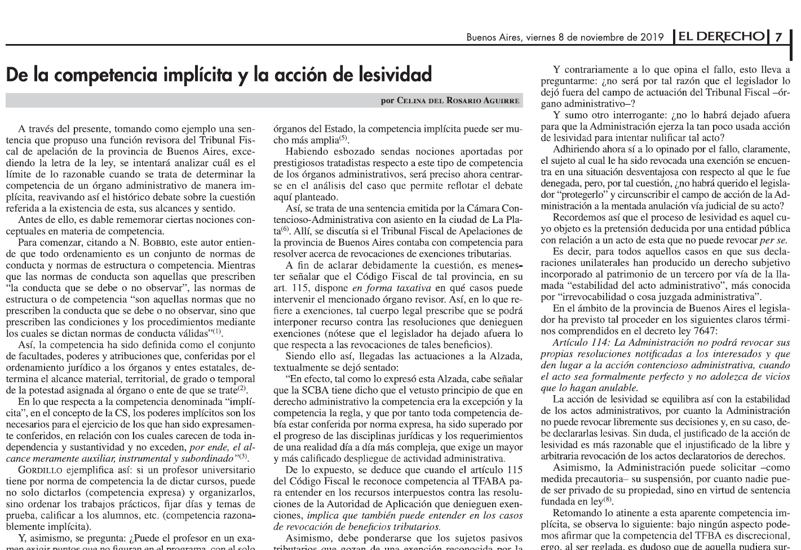 articulo el derecho accion de lesividad