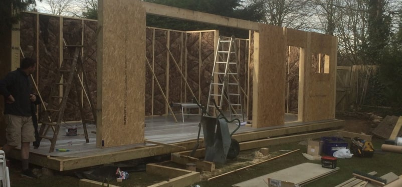garage room construction