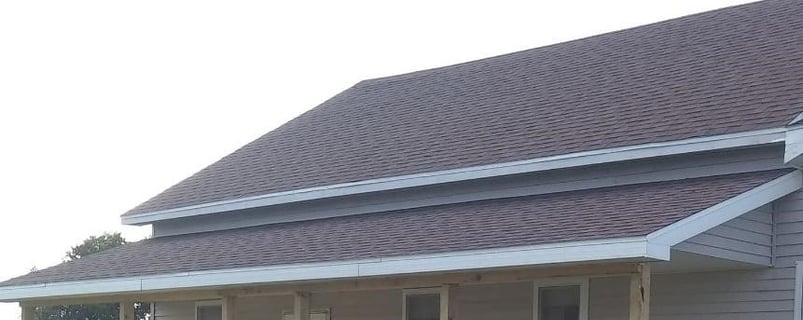 New shingles were added to the roof of this home in Goshen, IN.