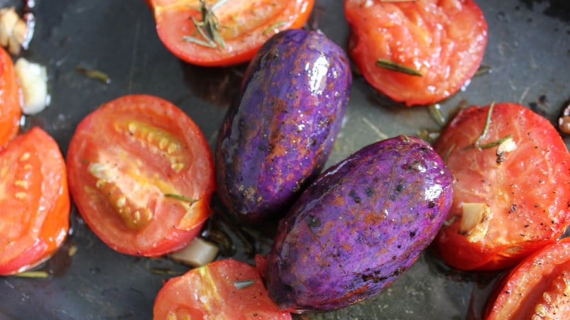 safou avec tomate plat