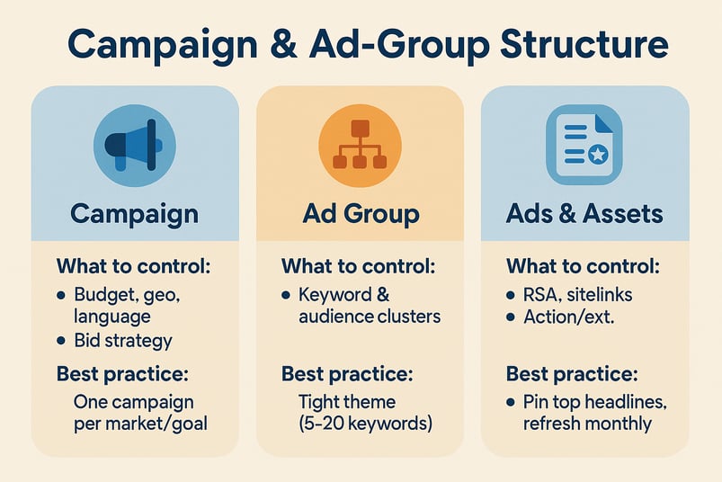 Microsoft ads structure
