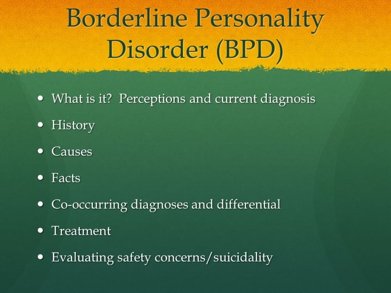 history of BPD