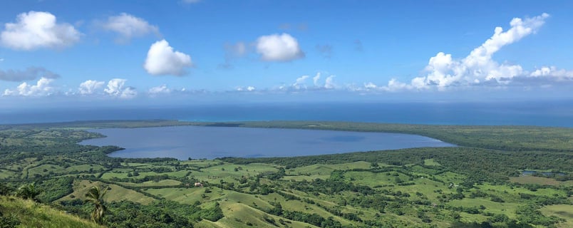 laguna redonda close to miches in the dominican republic