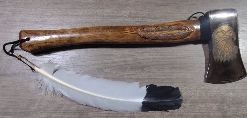 Artisan decorative ax