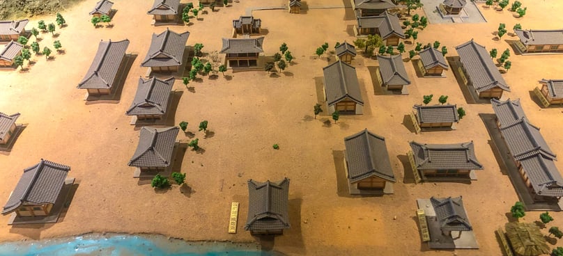 Architectural maquette of the Gangwon Gamyeong area