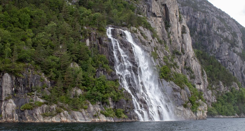 The Hengjane waterfall Norway