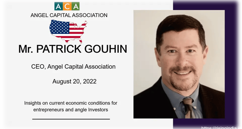 Mr Patrick Gouhin CEO of Angel Capital Association United States of America on RisingIndia ThinkTank