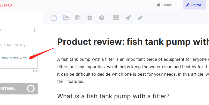 product review - blog conclusion input