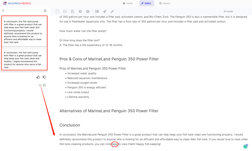 Product Review AI Writing Template