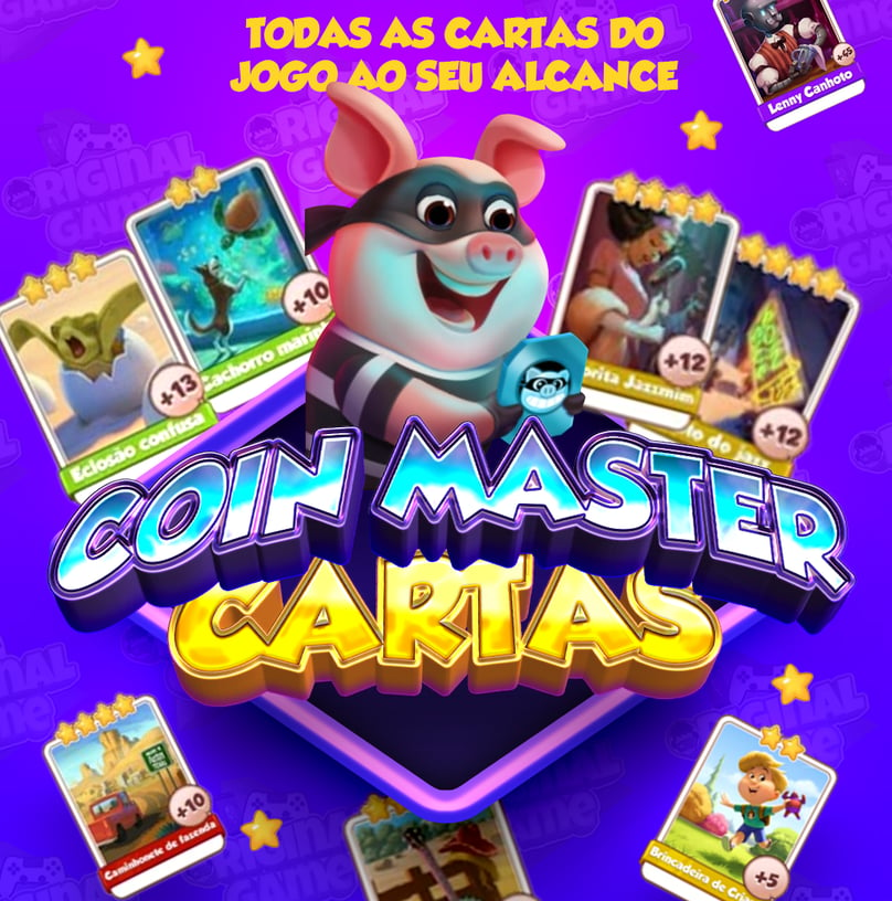 Coin Master Giros e Cartas