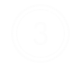 a purple and white photo of a number three in a circle