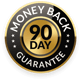 90-day 100% money-back guarantee.