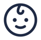 A baby icon to represent our preschool offering