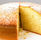 a cake with a piece of cake on top of it