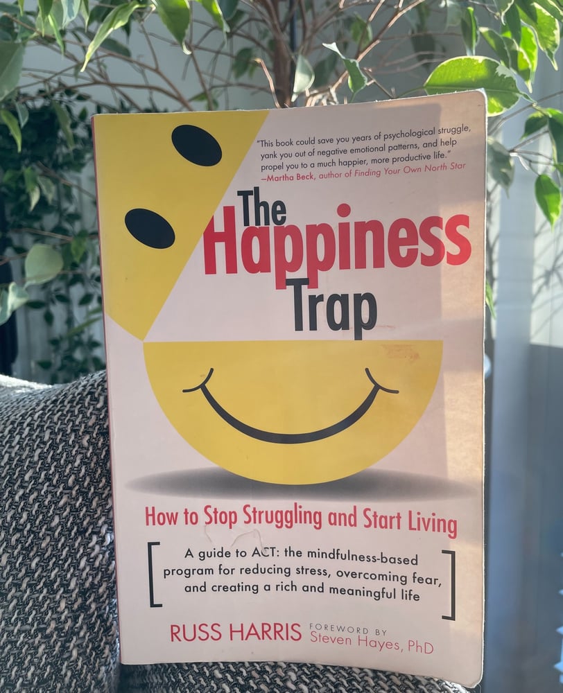 a book about the happiness trap