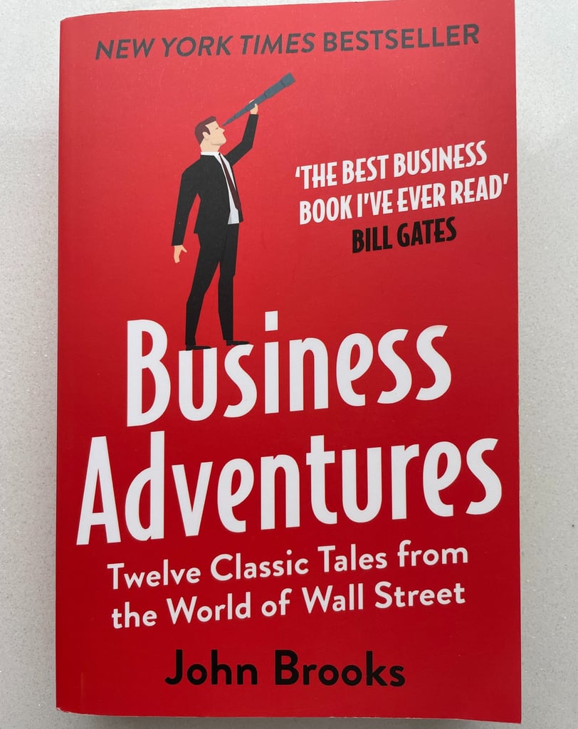 a book cover of a book about business adventures