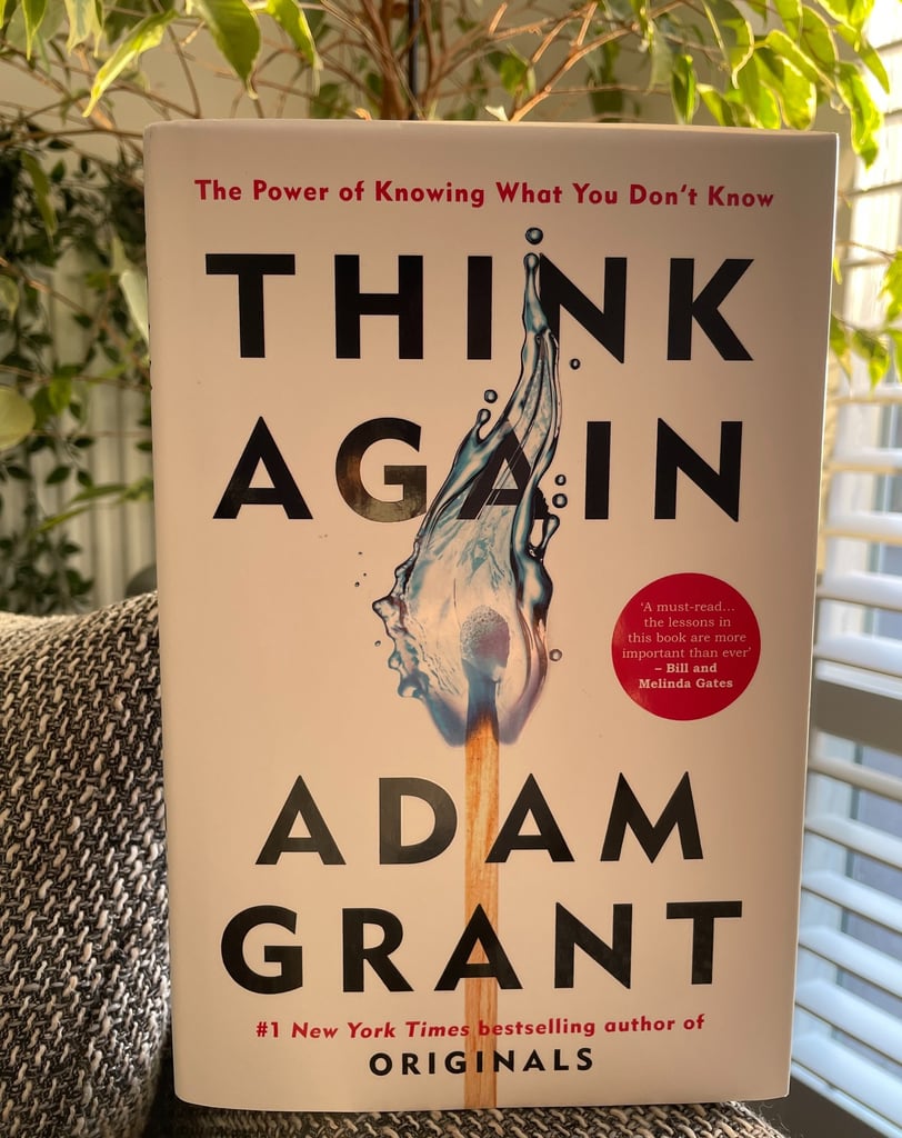 a book cover of think again 