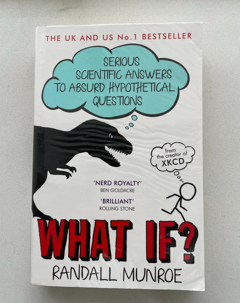 a book cover of what if? 