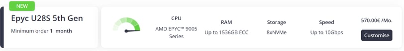 AMD EPYC 9355P 32c/64t - 3.55GHz