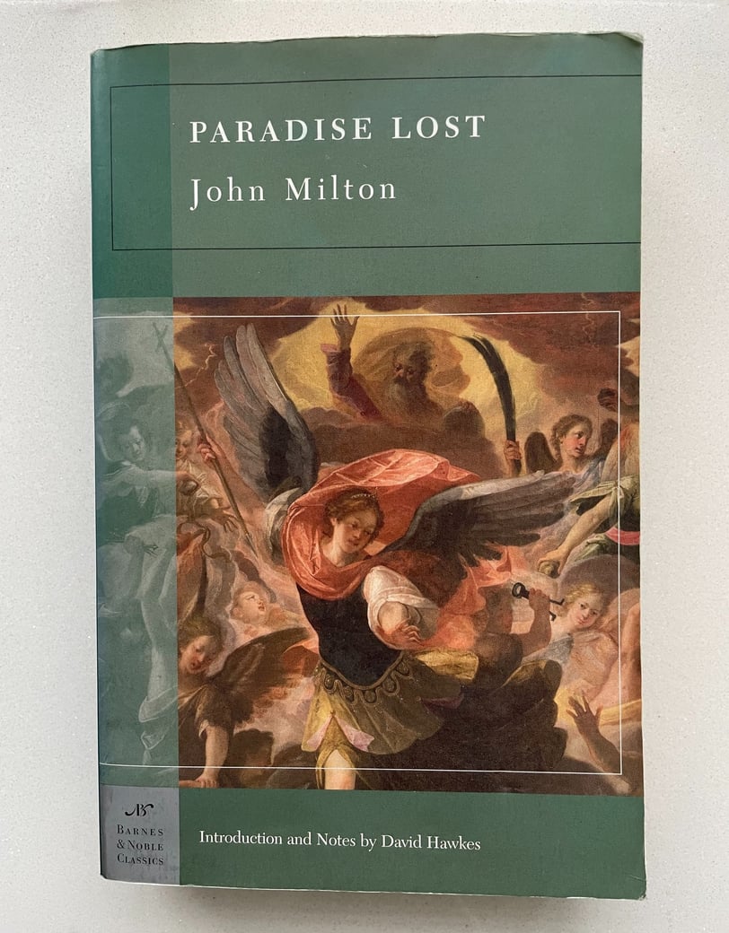 a book cover of paradise lost