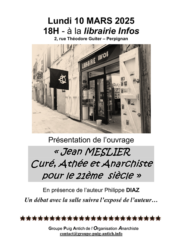 a poster for an event at a bookstore