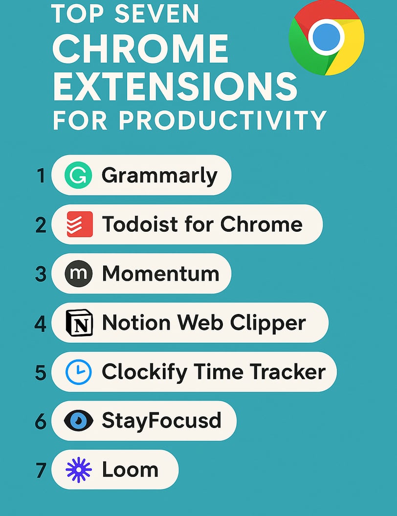 Top Seven Tools For Productivity