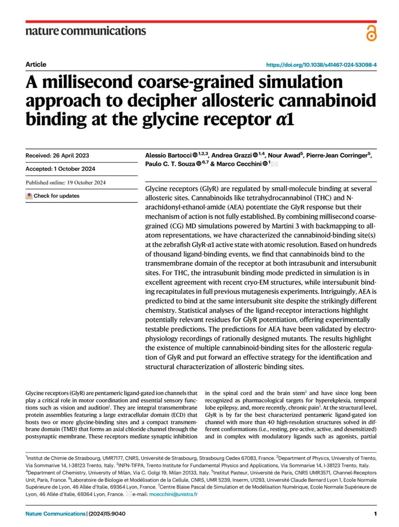 A millisecond coarse-grained simulation approach to decipher allosteric cannabinoid binding at the g
