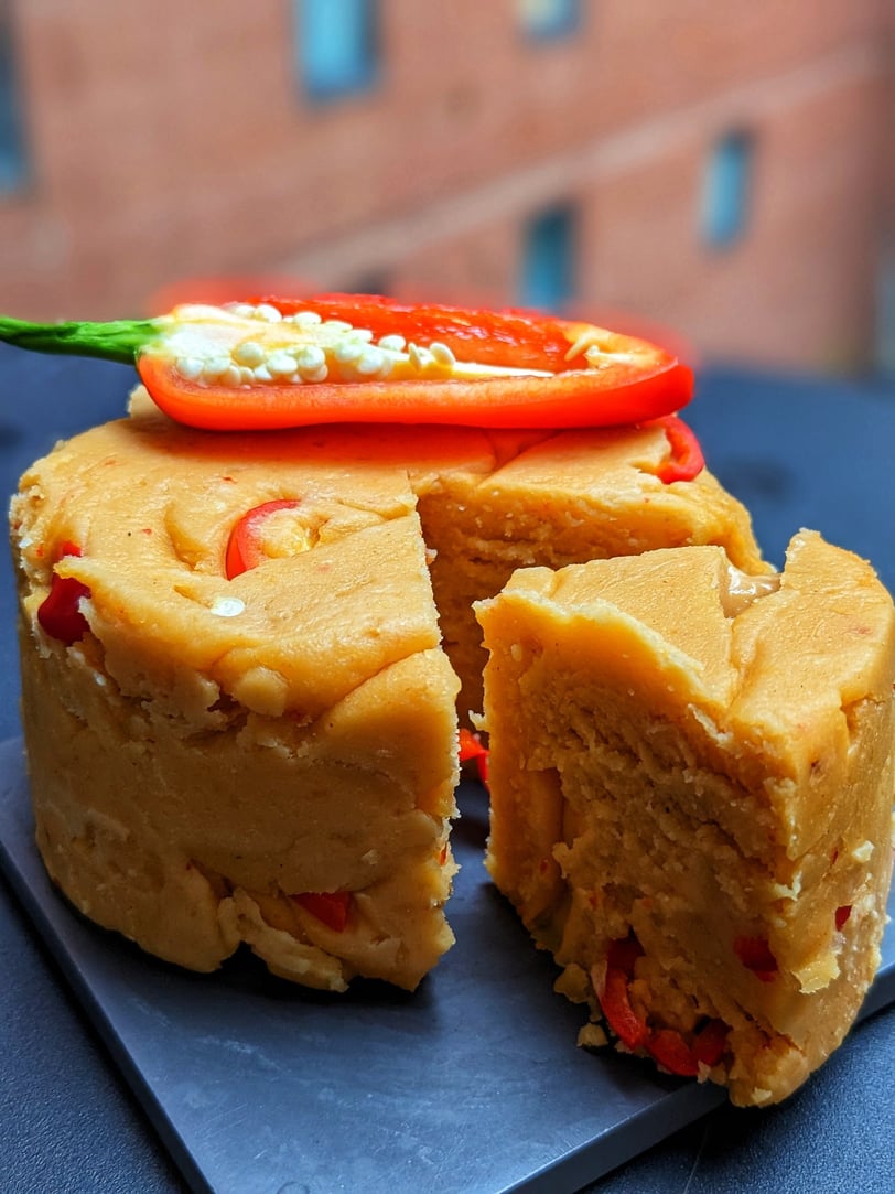 Vegan Spicy Peanut Cheese