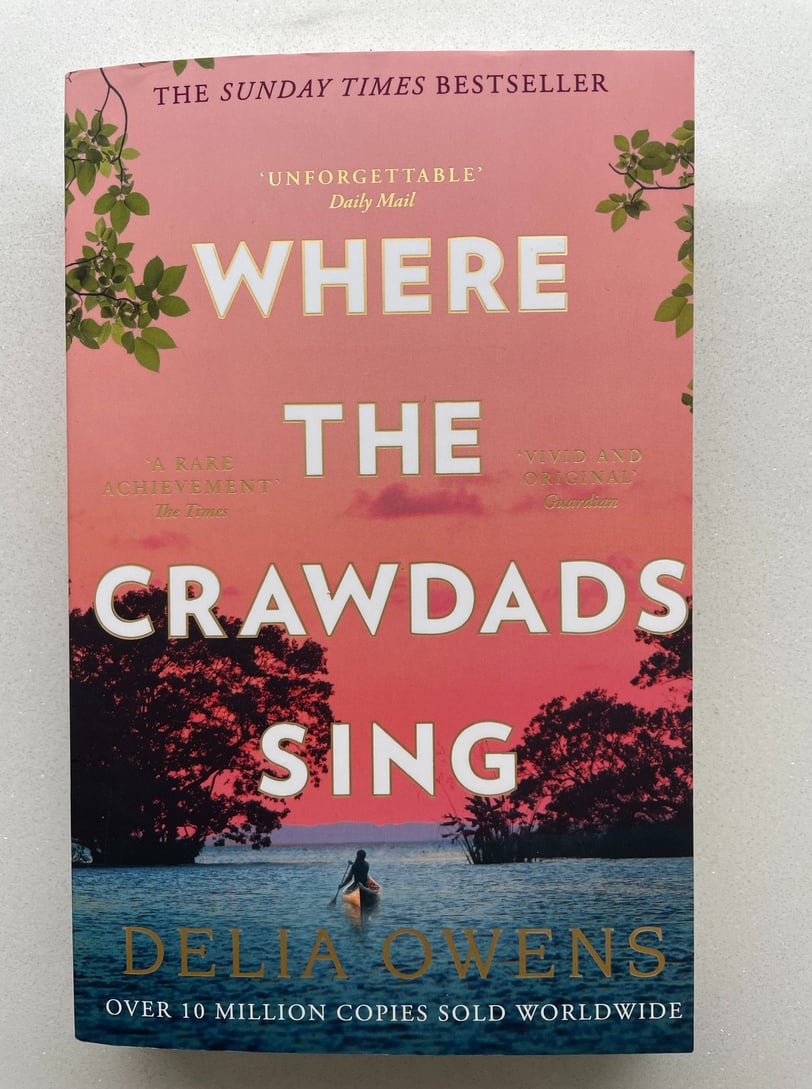 a book cover of Where the Crawdads sing