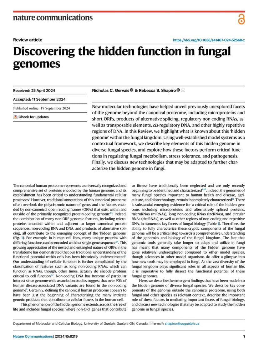 Discovering the hidden function in fungal genomes