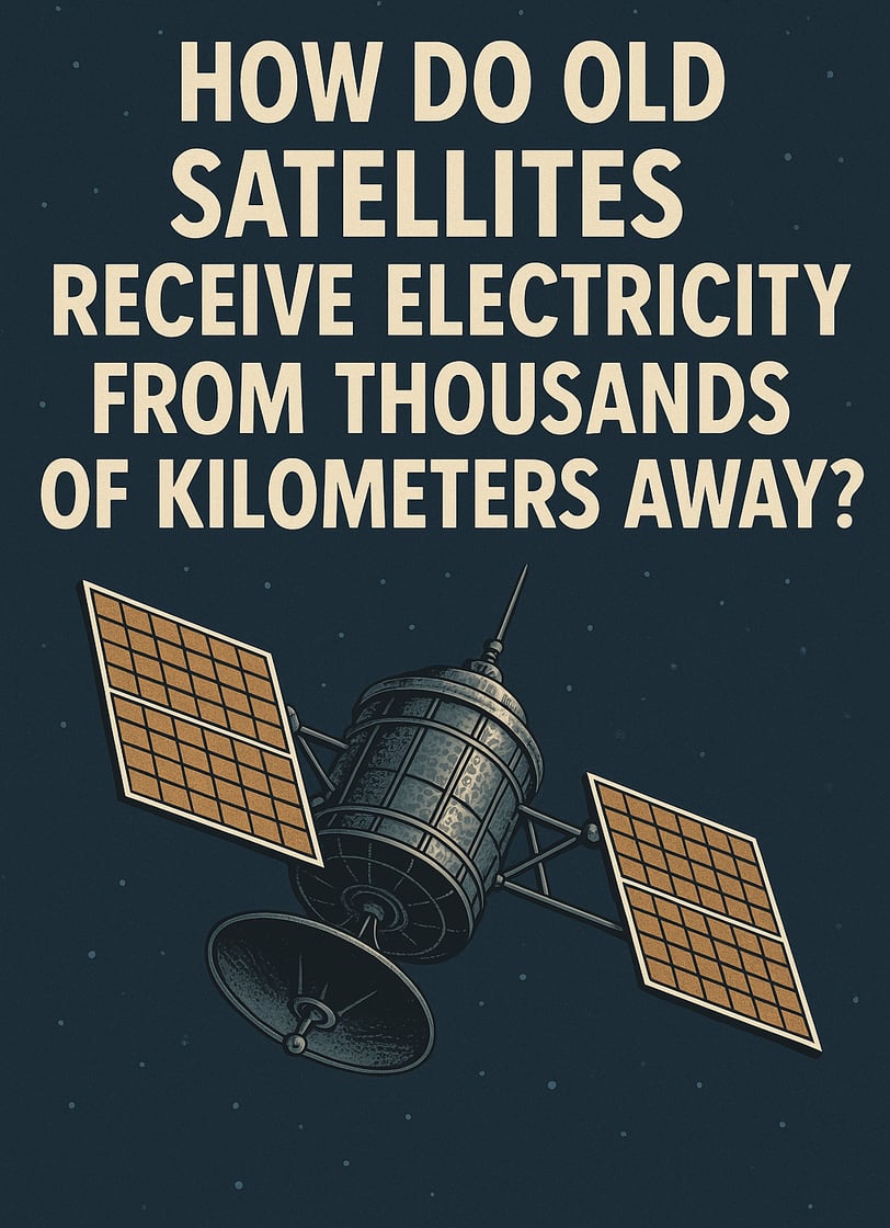 How Do Old Satellites Receive Electricity from Thousands of Kilometers Away?